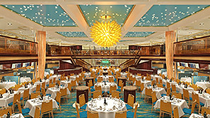 Sunrise Dining Room Hauptrestaurant auf dem Kreuzfahrtschiff Carnival Sunshine