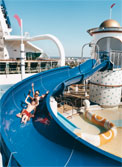 Die Wasserrutsche auf der Royal Caribbean Jewel of the Seas