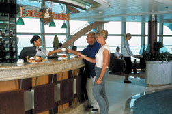 Das Lattetudes Cafe auf der Royal Caribbean Radiance of the Seas