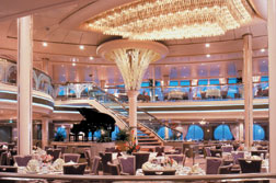 Das Restaurant auf der Royal Caribbean Rhapsody of the Seas
