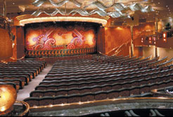 Das Theater auf der Royal Caribbean Rhapsody of the Seas