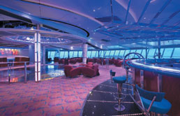 Die Vortex Lounge auf der Royal Caribbean Serenade of the Seas