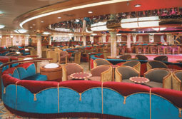 Die Cleopatra Lounge auf der Royal Caribbean Voyager of the Seas